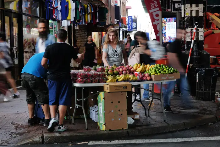Photo of street vendors in New York